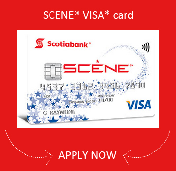 SCENE VISA card